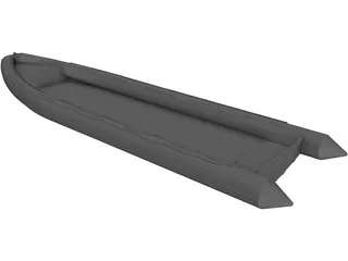 Rib Boat 10 Meter 3D Model