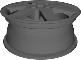 Car Wheel 3D Model