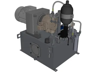 Hydraulic System 3D Model