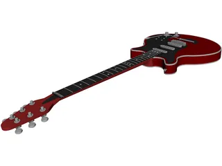 Brian May Red Special Guitar 3D Model