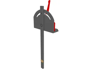 Craftsman Digital Miter Gauge 3D Model