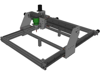 CNC Machine 3D Model