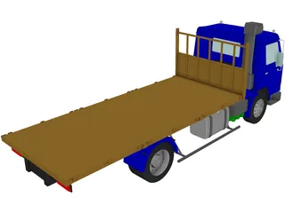 Volvo FL7 Flatbed 3D Model