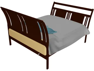 Bed 3D Model