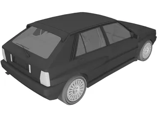 Lancia Delta HF 3D Model