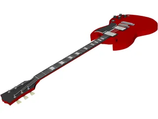 Gibson SG Guitar 3D Model