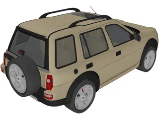 Land Rover Freelander Td4 (2004) 3D Model