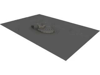 Exhibition Building 3D Model