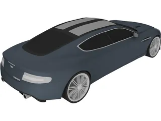 Aston Martin Rapide (2010) 3D Model