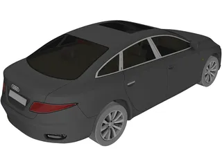 Audi A6 Concept (2010) 3D Model