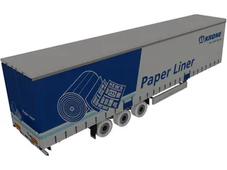 Trailer Krone 3D Model