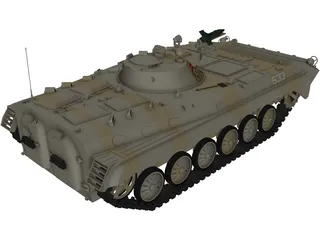 BMP-1 Russia 3D Model