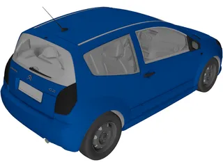 Citroen C2 3D Model