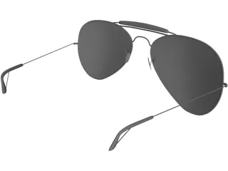 Rayban Sunglasses 3D Model