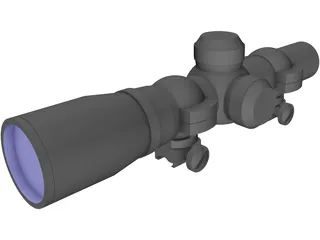 Barska AC10842 Rifle Scope 3D Model