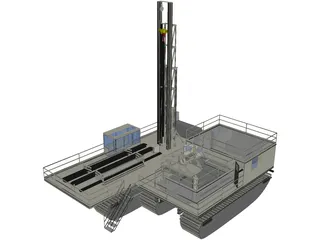 Drill and Mud Units 3D Model