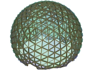 Geodesic Dome 3D Model