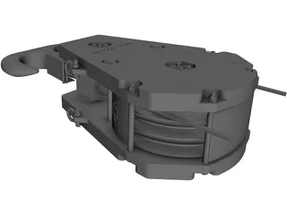 Crane Block 160 Metric Ton 3D Model