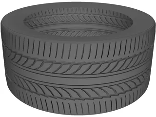 Tire Bridgestone Potenza 3D Model