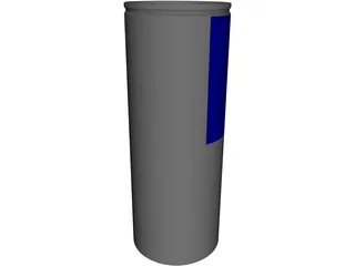 Red Bull Can 3D Model