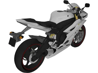 Yamaha YZF-R6 (2009) 3D Model