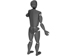 Crash Test Dummy 3D Model