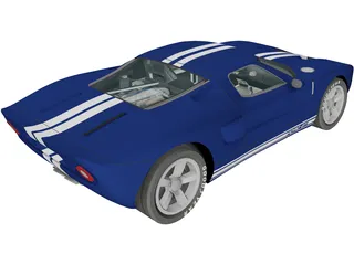 Ford GT40 3D Model