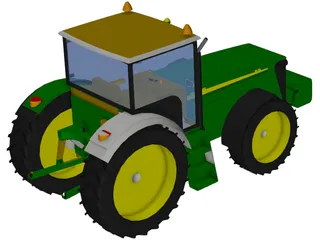 John Deere 7920 Tractor 3D Model