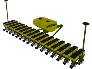 John Deere Corn Planter 3D Model