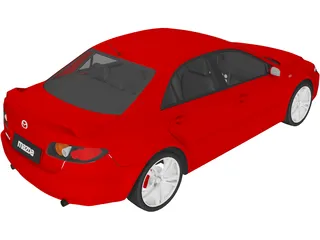 Mazda 6 MPS (2006) 3D Model