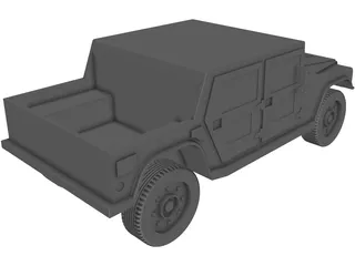 Hummer H1 3D Model