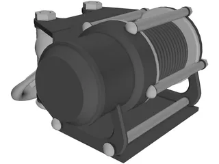 Winch 3D Model