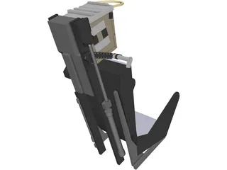 Martin Baker Mk2 Ejection Seat 3D Model