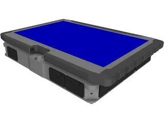 Tectra Getac v100 Laptop 3D Model