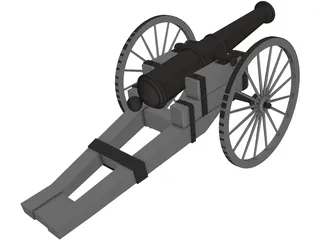 Cannon 19th Century 3D Model