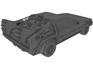 DMC DeLorean (1980) 3D Model