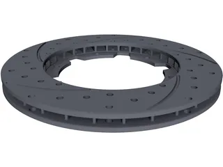 Disc Brake Rotor 3D Model