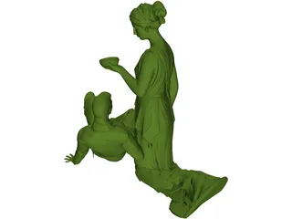Soldier Sculpture 3D Model
