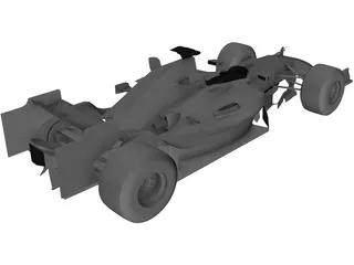 McLaren MP4-20 F1 3D Model