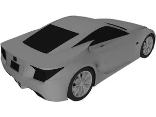 Lexus LFA 3D Model