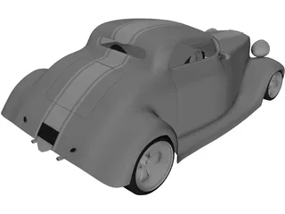 Ford Hot Rod 3D Model