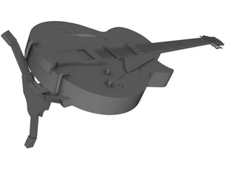 Guitar Jazz 3D Model