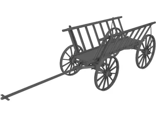 Handcart 3D Model