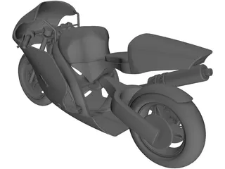 Honda CBR600RR Sport Bike 3D Model