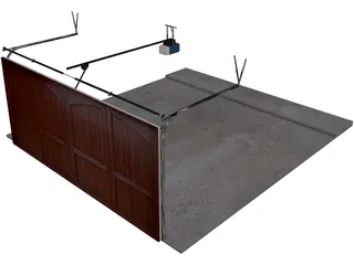 Garage Door 3D Model