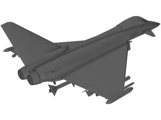 Eurofighter 2000 3D Model