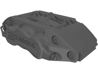 Brake Caliper CP7040 AP Racing 3D Model