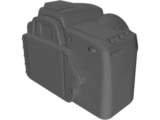 Nikon D90 Camera 3D Model