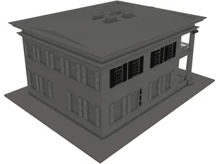 Bank 3D Model