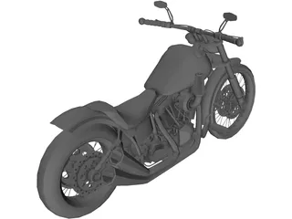 Harley-Davidson Dyna Glide 3D Model